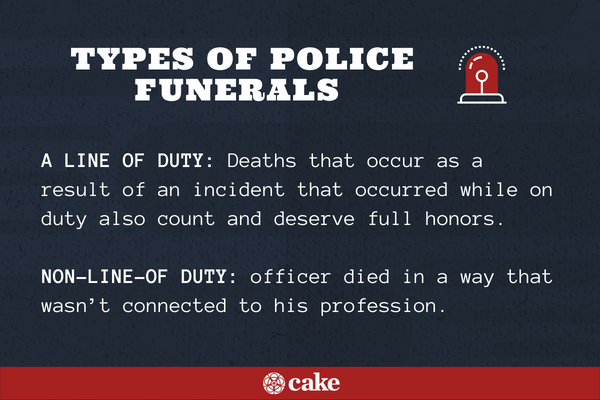 Types of police funerals